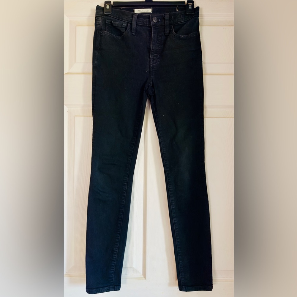 EUC Madewell Women's Roadtripper‎ Black Skinny Jeans Size 25